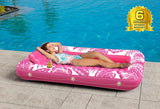 Inflatable Tanning Pool Lounger Float - Jasonwell 4 in 1 Sun Tan Tub Sunbathing Pool Lounge Raft Floatie Toys Water Filled Tanning Bed Mat Pad for Adult Blow Up Kiddie Pool Kids Ball Pit Pool (TR-L)