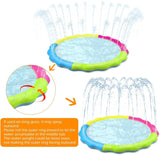 Kids Dog Splash Pad Sprinkler - Jasonwell Non Slip Dog Sprinkler Pad Splash Pool Puppy Dogs Pool Summer Outdoor Water Toys Backyard Durable Splash Pad for Toddlers Kids Small Medium Large Dogs Pet 67"