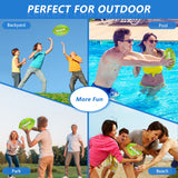 Jasonwell Pool Beach Water Football - Strong Grip Waterproof Football for All-Weather Play Pool Toys Beach Games Outdoor Sports Lake Toy Christmas Birthday Gifts for Kids Boys Teens Adults - Jasonwell