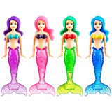 Jasonwell Pool Diving Toys Games - 20PCS Swimming Pool Toys with Dive Mermaids Rings Gems Beach Ball Underwater Treasures Seaweeds Fish Toy etc Water Bath Swim Toy Training Gifts for Kids Adult - Jasonwell