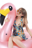 Jasonwell Giant Inflatable Flamingo Pool Float with Fast Valves Summer Beach Swimming Pool Floatie Lounge Floating Raft Outdoor Party Decorations Toys for Adults (XXXL)