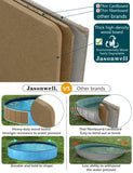 Jasonwell Foldable Dog Pet Bath Pool Collapsible Dog Pet Pool Bathing Tub Kiddie Pool Doggie Wading Pool for Puppy Small Medium Large Dogs Cats and Kids Blue (Copy) - Jasonwell