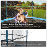 Jasonwell Trampoline Sprinkler Kids Outdside: Trampoline Accessories Waterpark Tropical Party Summer Outdoor Fun Water Games Toys Sprinklers Backyard Water Park Activity Toy for Kids Boys Girls (39FT)