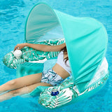 Jasonwell Pool Float with Canopy - Inflatable Pool Floaties Adult Floating Pool Chair Lounge Floats for Swimming Pool Water Chair Pool Lounger with Cup Holders Pool Toy Party Floaty for Adults (Gr-XL) - Jasonwell