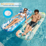 Jasonwell Inflatable Pool Float Lounge - Pool Floaties Rafts for Adults Floating Pool Lounger Sun Tanning Floats Cool Water Floaty for Swimming Pool Lake Float Beach Pool Party Toys