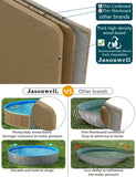 Jasonwell Foldable Dog Pet Bath Pool Collapsible Dog Pet Pool Bathing Tub Kiddie Pool Doggie Wading Pool for Puppy Small Medium Large Dogs Cats and Kids 39.5" Grey