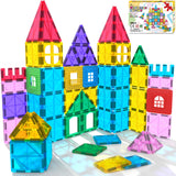 Jasonwell Magnetic Tiles Kids Magnetic Blocks Building Sets 3D Magnet Tile Building Blocks Magna Construction Educational STEM Toys Gifts for Toddlers Boys Girls 3 4 5 6 7 8 9 10 + Year Old (Copy)