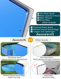 Jasonwell Foldable Dog Pool Collapsible Hard Plastic Swimming Pool Portable Kiddie & Pet Pool Doggie Wading Bath Tub for Puppy Small Medium Large Dogs Cats and Kids 63"