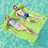Jasonwell Giant Inflatable Floating Mat - Pool Float Lake Float Raft Lounge Floating Water Mat for Swimming Pool Floatie Lounger Beach Pool Party Toy Adults (Chartreuse-XL)