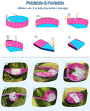 Jasonwell Kiddie Baby Pool with Canopy - Foldable Infant Toddler Kids Pool with Shade Baby Beach Essentials Tent Swimming Wading Pools for Toddlers 1-3 + Kids Dogs Ball Pit Backyard Water Play R, 40" 48" 63" 79" - Jasonwell