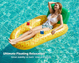 Jasonwell Inflatable Pool Float Adult - Pool Floaties Lounger Floats Raft Floating Chair Water Floaty for Swimming Pool Lake Lounge Float with Cup Holders Beach Pool Party Toys for Adults Kids PA - Jasonwell