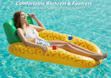 Jasonwell Inflatable Pool Float Adult - Pool Floaties Lounger Floats Raft Floating Chair Water Floaty for Swimming Pool Lake Lounge Float with Cup Holders Beach Pool Party Toys for Adults Kids PA - Jasonwell