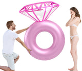 Diamond Ring Inflatable Pool Tube