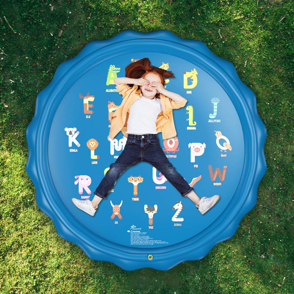 Sprinkler for Kids Toddlers Splash Pad Play Mat - Jasonwell