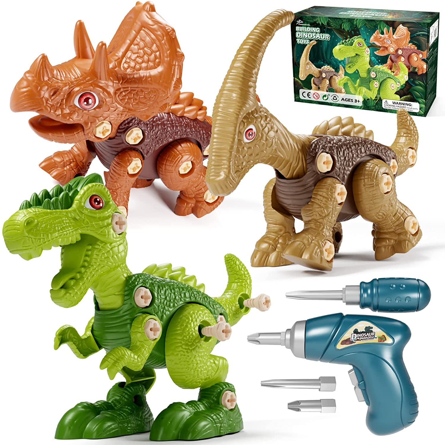 Kids Building Dinosaur Toys (3PCS) - Jasonwell