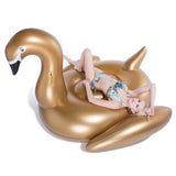 Golden Swan Inflatable Pool Float