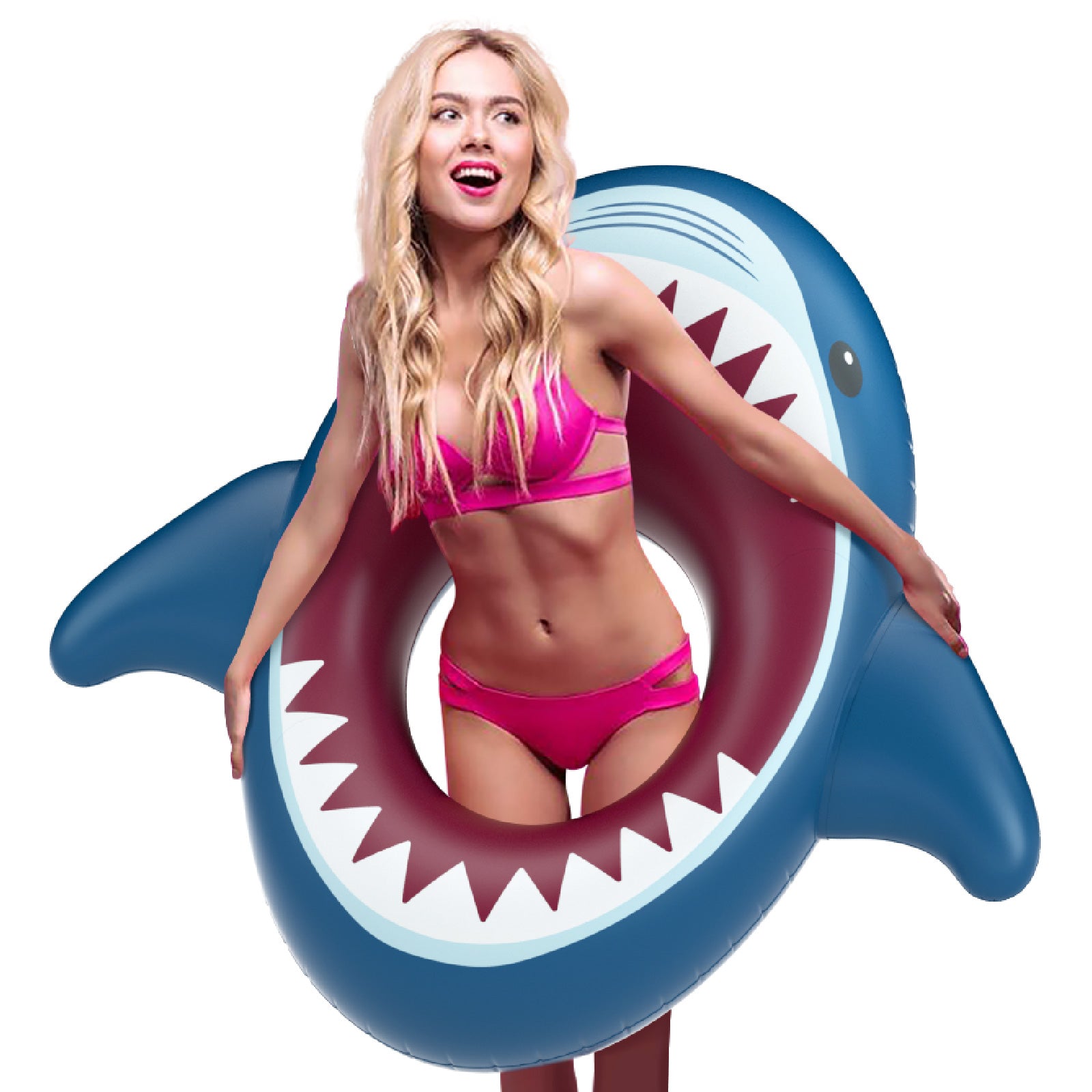 Inflatable Shark Pool Float Toys - Jasonwell